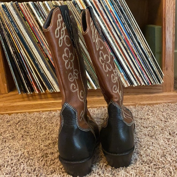 Matisse Leather Cowboy Boots Made in Brazil - Picture 4 of 8